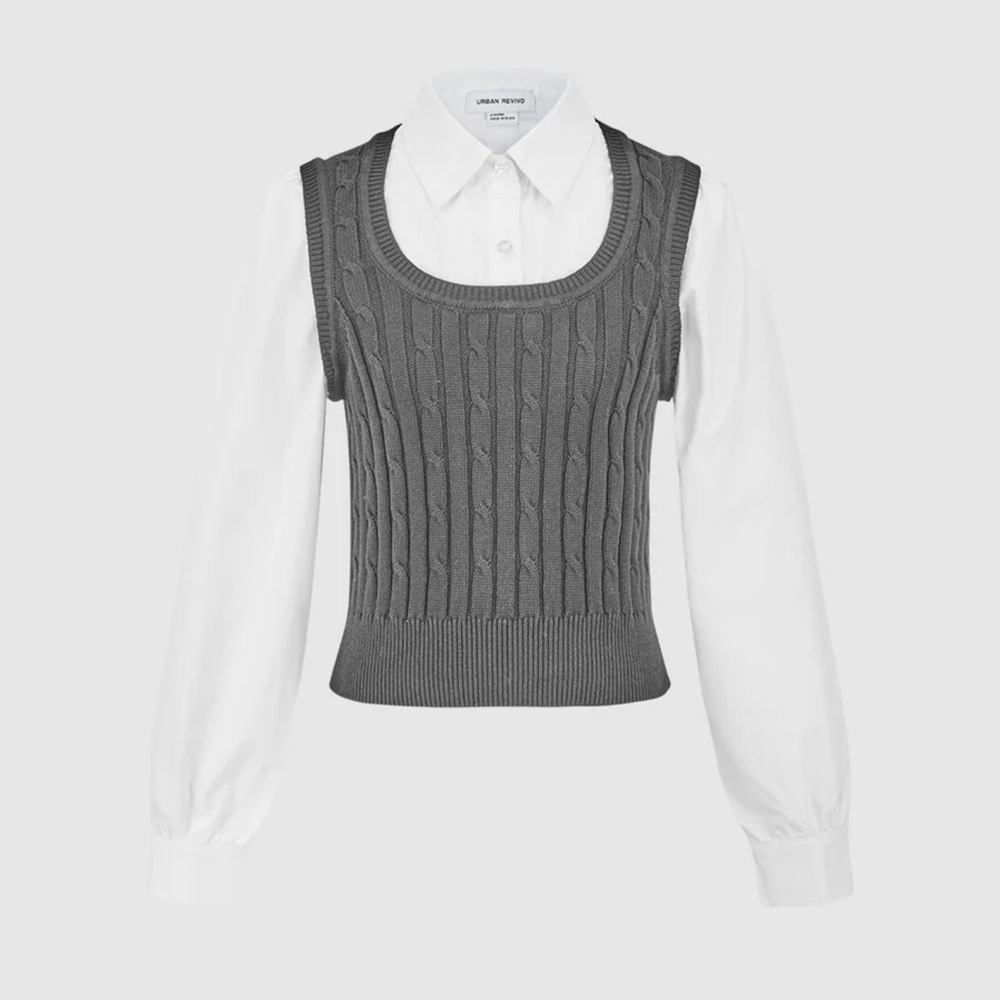 2 in 1 Knitted T-Shirt